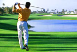 Golfing